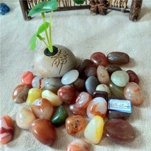 Pebble Building Decoration Stone Ground Construction Wall Decoration Stone Polished Pebbles (Diameter 20-30MM/Mix colors/220lb)