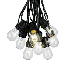 100 Foot S14 LED Edison Outdoor String Lights, Cafe Market Light Set