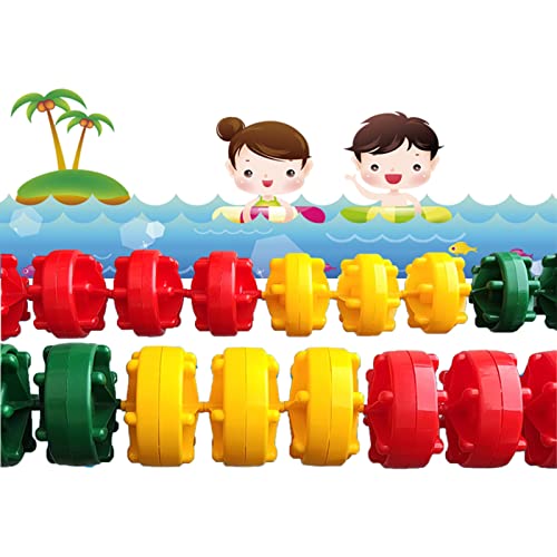 Swimming Pool Swimming Safety Partition Rope, Swimming Safety Rope Floating Safety Rope 1/2/3/4/5/6/7/8/9/619M Swimming Divider for Inground s/Beaches/Hazardous Areas, Equipment for Swimming