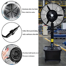 FAFACAI Outdoor Moving Misting Fan High 69"/71" Oscillating Standing Fans Tilting Pedestal Misters Fan 11 Gallon Mist Tank for Cooling Patio Indoor (Size : 750mm/30in) (750mm/30in)
