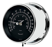 Maximum Mini-Max Remote Reading Thermometer - Chrome Case, Black Dial