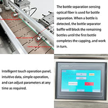 INTSUPERMAI Automatic Desktop Capping Machine Stainless Steel 110V