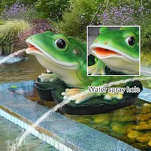 Garden Pond Spitters, Pond Fountains, Whimsical Deocorative Pond Water Feature Accent, with Water Pump and Hose, for Garden Courtyard, Outdoor Decoration (Yellow)