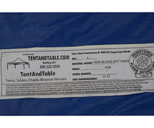 TentandTable 20-Foot x 30-Foot Tent Top Blue
