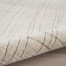 Nourison Andes Abstract Area Rug 9' x 12' Ivory Grey