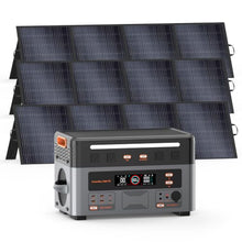 3600W Portable Power Station PowerMax 3600 PE with 3x200W Solar Panel