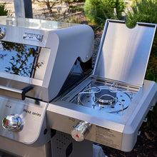 Monument Grills Mesa Series, 3+1 Outdoor Barbecue Stainless Steel Propane Gas Grill, 3 Burners & 1 Side Burner 48,000 BTU Patio Garden Grill with Knob Controls, Mesa305