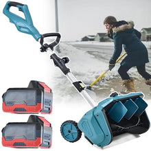 ddingsmafosee Upgraded Electric Snow Throwers - Foldable Snow Blower Cordless - 1000w Brushless Snow Shovel, 110-130cm Height Adjustment, Snow Removal Width 40.7cm (16in),DIY Tool 2batteries