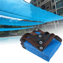 Heavy Duty 80% Sun Shade Cloth - Blue Sunshade Netting with Grommets for Garden, Pergola, Greenhouse - Outdoor Sunblock Mesh Tarp (5x10ft, 15x60ft, 20x20ft, 30x35ft, 45x55ft, 25x50ft)