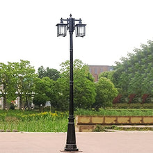 Outdoor Floor Lamp Outdoor Waterproof High Post Lamp Traditional Victoria Floor Lamp Yard Villa Landscape Lawn Community Column Lighting Anti-r Aluminum