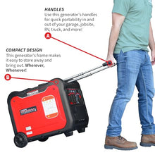 TOMAHAWK 5500 Watt Inverter Generator Super Quiet Portable Power For Residential Home Use 120V and USB Outlet Panel