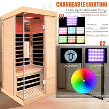 EPOFIT Single Person Far Infrared Sauna Natural