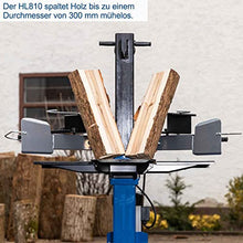 Scheppach Wood Splitter HL810 | 400 V Connection - 3500 W Power | Hydraulic Splitter Standing | Gap Length 550 mm | Gap Diameter 300 mm | 8 Tonnes Splitting Force | Firewood Splitter with Vario Gap