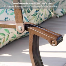 2/3-Seat Outdoor Patio Swing Chair,Lounge Chair for Porch with Adjustable Tilt Canopy,Hand-Woven Wicker,Cushions and Pillow Included,Bearing Weight 450kg,for Garden(Large)