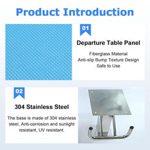 DLYZAYE Heavy Duty Diving Board with Stainless Steel Platform, 600lb Load Capacity, 15° Incline for Professional Pool Use