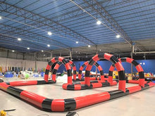 Alessia Cara Giant Inflatable Go Kart Race Track 50ftx30ft Red+Black