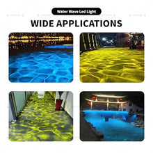 UPLTOE Outdoor Water Effect Night Projector, Outdoor Water Effect Night Projector, 4K HD Imaging, IP65, High Clarity Lens, 12 Color Option, for Halloween Christmas Decorations, Yard 5Colors150W