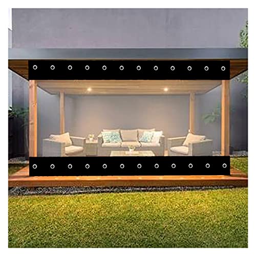 AMEPOO Outdoor Tarpaulin Curtain, Pergola Rainproof Side Panels, for Porch, Gazebo, Cabana(8.5x3m/27.88x9.84ft)