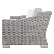 America Luxury - Outdoor Lounge Sofa Chair Table Set Rattan Wicker Modern White