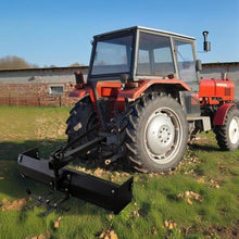 42 Inch Tow Behind Box Scraper, Premium Steel Powder Coated Tractor Box Scraper with Box Blade, Lawn Tractor Attachments Fit for ATVs, UTV, Ideal for Grading, Landscaping