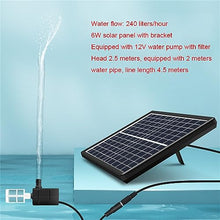 GenSDH Outdoor Water Fountain with Pump, Backyard Pond Kit with Solar Panel & Water Filter, Bamboo Feng Shui Water Fountain Garden Decor,for Desk Patio Yard