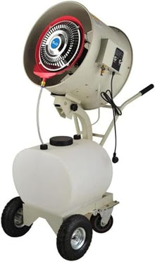 Acivirdde Portable Industrial-Grade 550w High Velocity Oscillating Standing Misting Fan for Patios and Shops