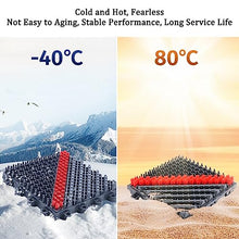 WIGING Heavy Duty Modular Interlocking Matting, Outdoor Indoor Doormats, Splicing Commercial Front Door Mats for Entryways, Garden, Yard (Color : Red, Size : 150x300cm)
