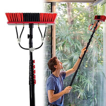 Cleaning Brush Brush Head Greenhouse Roof Cleaner, Water Supply Window Cleaning Equipment, Solar Cleaning Brush Outdoor Window Cleaning (30cm Brush Head 24FT/7.2m)