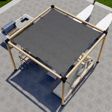 DIY Freestanding Pergola Kit with Canopy - 4x4 Lumber - 8' x 12' Canopy Size - Build Up to 12' x 12'
