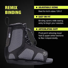 Hyperlite Motive Jr. Kids Wakeboard Package with Remix Bindings Multi-color
