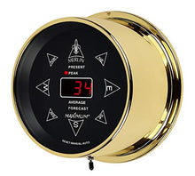 MaXimum Merlin Digital Wind Instrument Polished Brass - Black Dial