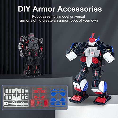 XiaoR Geek Humanoid Smart Robot Programmable RC Black