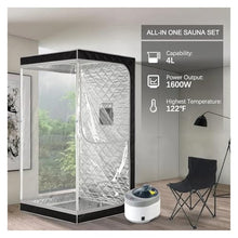 ZDGsrgWRG 4L Portable Folding Personal Steam Sauna Tent Set Remote Control