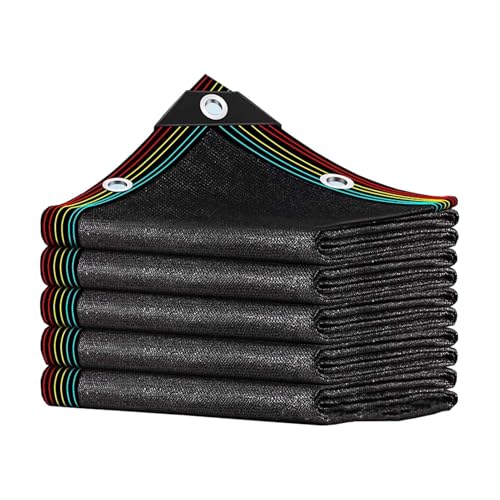 85% Shade Cloth with Grommets 11x14m, UV Resistant Outdoor Shade Netting, Tear-Proof Sun Shade Fabric for Gazebo, Plants, Balcony, Greenhouse Use