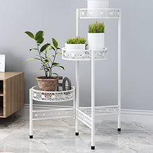 OJKJGYTF Balcony Wrought Iron Flower Pot Shelf European Style Simple Light Luxury Indoor Flower Shop Green Plant Shelf Multi-Layer Floor Flower Stand