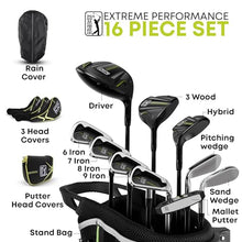 PGA TOUR P1 Extreme 16-Piece Junior Golf Club Set Green/Black