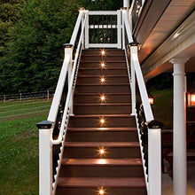 DEKOR Recessed LED Stair Lights, Deck Step Lights, Outdoor Kit, White US