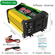 OLONETO Complete Solar Inverter Kit 4000W Rv Solar Panel Kit Includes 50A Controller and 100W Solar Panel Suitable for Home and Outdoor Power Generation(Yellow,12V-110V)