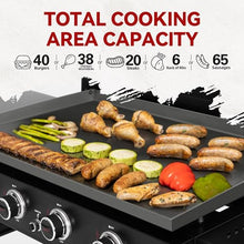Grills House GB4000P 35-Inch 4-Burner Gas Griddle with Hard Cover Black