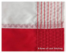 American Flag & Pole Co. 10x19 ft American Flag, Nylon US Flag - Sewn Stripes and Embroidered Stars - Made in the USA