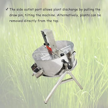 SDdPulse Bud Leaf Trimmer, Electric and Manual Dual Mode Hydroponic Cutting Machine with Stainless Steel Blades for Wet and Dry Plant Leaves and Stems