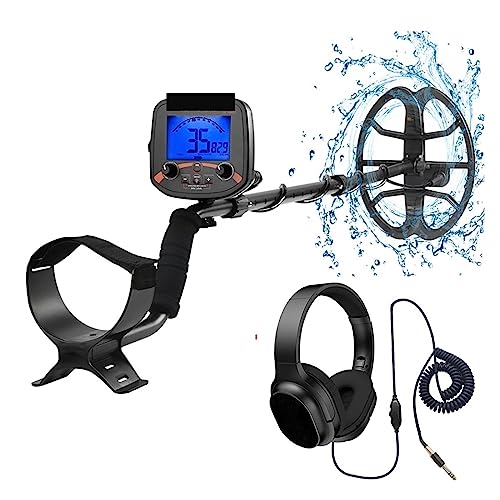 FENOKD Metal Detector for Adults, Metal Detector Professional Underground Depth Gold Detector Treasure 19.2KHZ High Frequency Detecting,with Earphone-Small