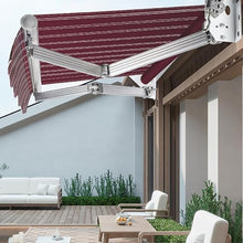 Retractable Awning - Outdoor Sunshade Canopy with Aluminum Bracket for Front Door, Patio, Deck & Garden - UV Protection & Easy Installation