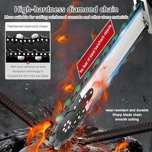 13In/18In Concrete Chainsaw Heavy-Duty Electric Diamond Concrete Chain Saw, 5800W/6500W Electric Chain Cutter, Handheld Concretes Chainsaw With Water Fed Dust Suppression, For Granite (35cm)