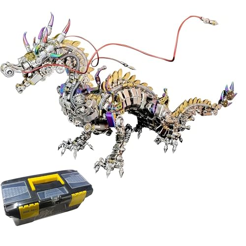 Inkist 3D Metal Chinese Dragon Puzzle Kit 2030PCS