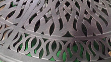 Ansonyi Elizabeth Outdoor Patio Party Bar Dark Bronze Cast Aluminum