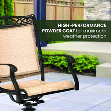 Hanover Fontana 7-Piece Outdoor Dining Set Tan