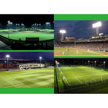 Xapolu 650W LED Stadium Flood Lights with 30° Beam Angle, 97500lm Super Bright Outdoor Sport Light (2600W Metal Halide Eqv.), IP66&10KV, 277-480V 0-10V Dim LED Ballpark Lights, UL Listed