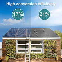 Solar Panel Kit,Solar Panels 400W Monocrystalline HighEfficiency Module PV Power Charger, for Battery Charging Boat, Caravan, Shed, RV