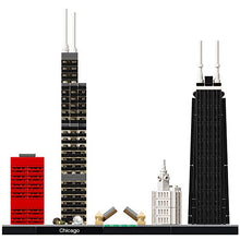 LEGO Architecture Chicago Skyline Building Blocks Set 444 Pieces Multicolor